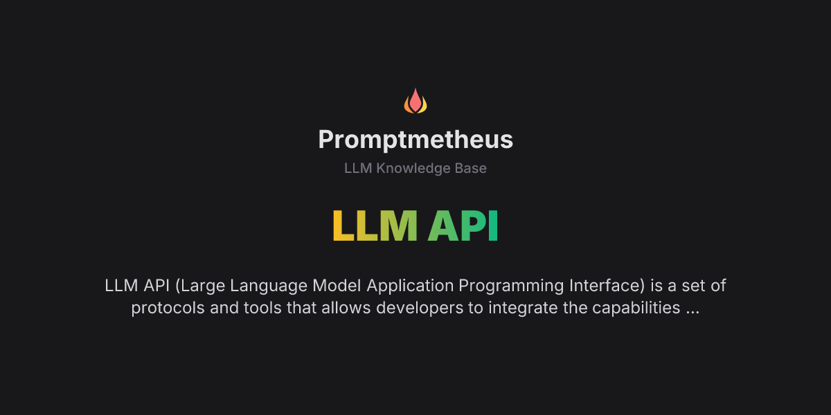 LLM API | LLM Knowledge Base
