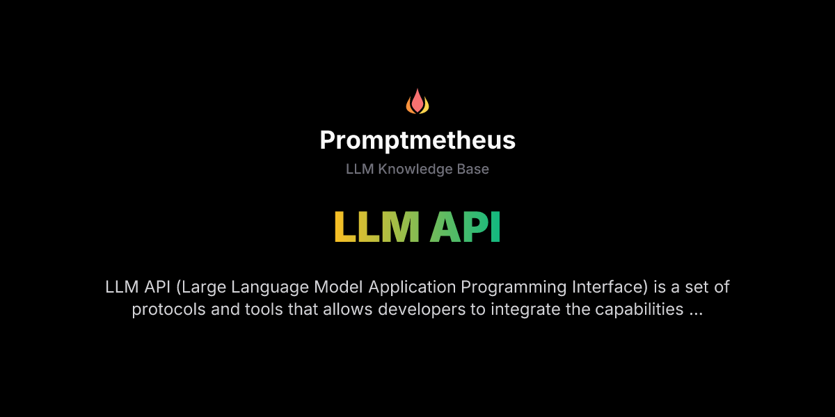 LLM API | LLM Knowledge Base